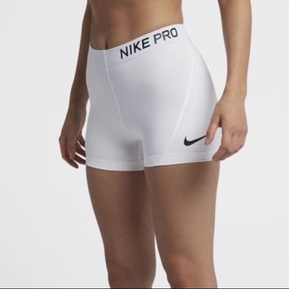 Nike Pants - White Nike Pro Shorts Women’s XL